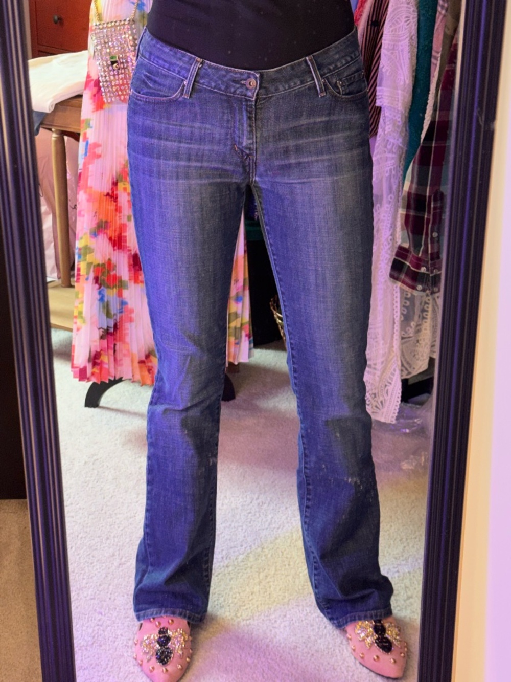 Levi’s Bootcut Jeans Size 8 / 29 Dark Wash Mid Rise Denim